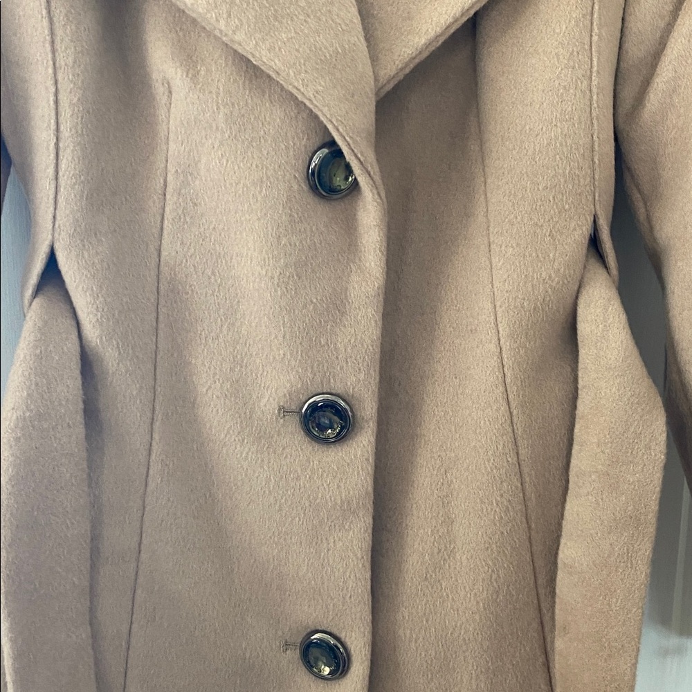 Calvin Klein Women's Camel Trench Coat P14 - Picture 6 of 8